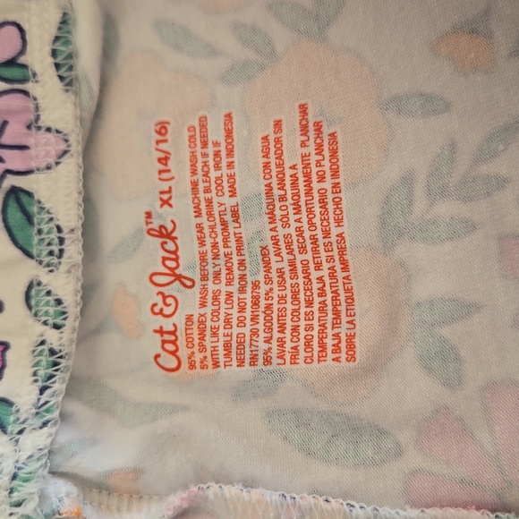 Girls leggings (floral) size 14/16 XL worn Once - Picture 2 of 2